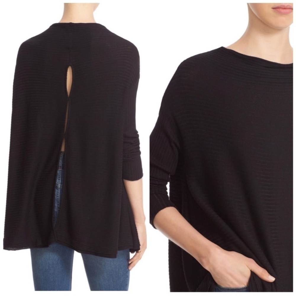 Free People Lover Rib Split Back Pullover - Picture 3 of 4